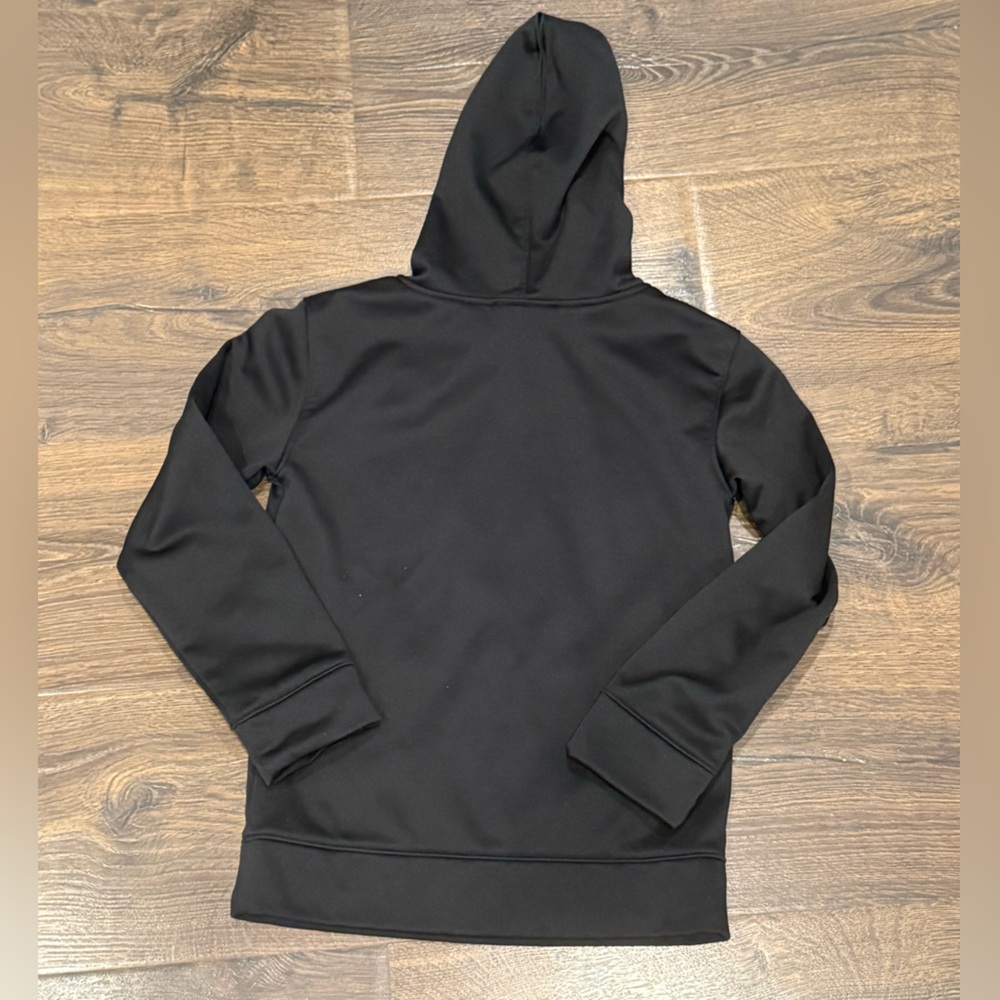Under Armour Boys’ Black Logo Hoodie Size 7 - Picture 3 of 4